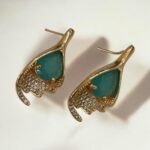 Oval Ferozi Stone Necklace - Image 4