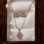 Turkish Gemstone Necklace and  Earrings - Image 2