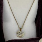 Swan Pendant Earring And Necklace Set - Image 3