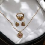 Love Heart Pendant Necklace Set