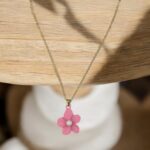 Beautiful Flower pendant and stud earrings - Image 2