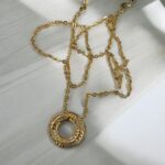 Nana Circle  Clavicle Chain Necklace - Image 4