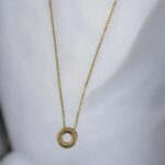 Nana Circle  Clavicle Chain Necklace - Image 3