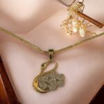 Office Wear Gold Plated Duckpendant Gold Chain Necklace