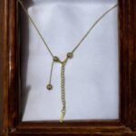 Long Tassel Adjustable Beads Chain Necklace