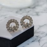 Butterfly Flower Stud Earrings