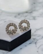 Butterfly Flower Stud Earrings