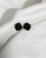 Minimalistic Black Pear Drop Tops