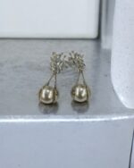 Cute Snowflake Pearl Drop Tops