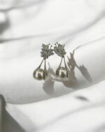 Cute Snowflake Pearl Drop Tops - Image 2