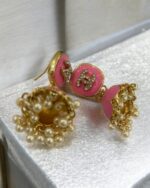 Meenkari Kundan Jhumka - Image 3