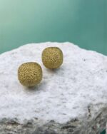 Half Dome Nugget Style Gold Plated Tops - Image 3