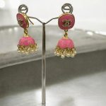 Meenkari Kundan Jhumka