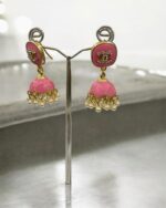 Meenkari Kundan Jhumka