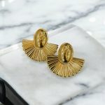 Shell Cast Minimalist Stud Earrings