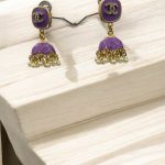 Meenkari parpal Kundan Jhumkay