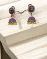 Meenkari parpal Kundan Jhumkay