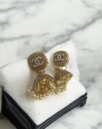 Meenkari Gold Plated Kundan Jhumkay - Image 2