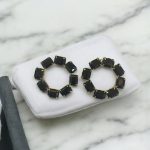 Juillet Black Stons Hoops