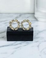 Juillet White Stons Hoops - Image 3