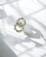 Juillet White Stons Hoops - Image 2