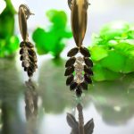 The Midnight Black Stone Earrings