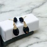 Blue Crystal Folwer Earring