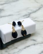 Blue Crystal Folwer Earring