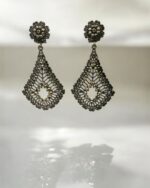 Fine Exquisite Clear Drop Earrings